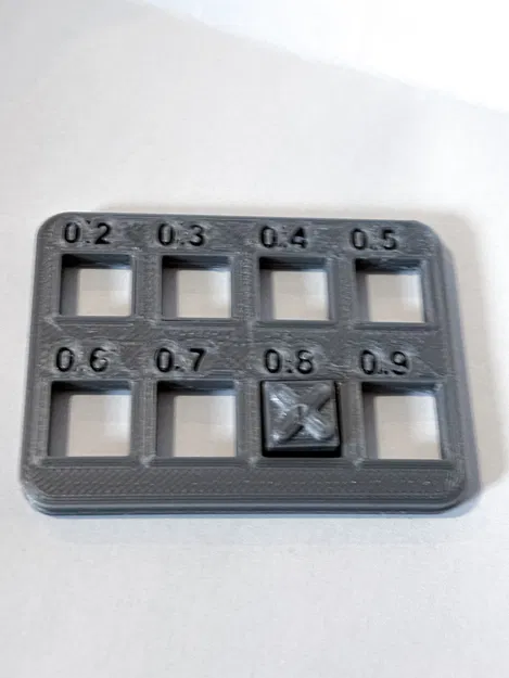 Bài test clearance/tolerance từ 0.2 đến 0.9mm - Image 2