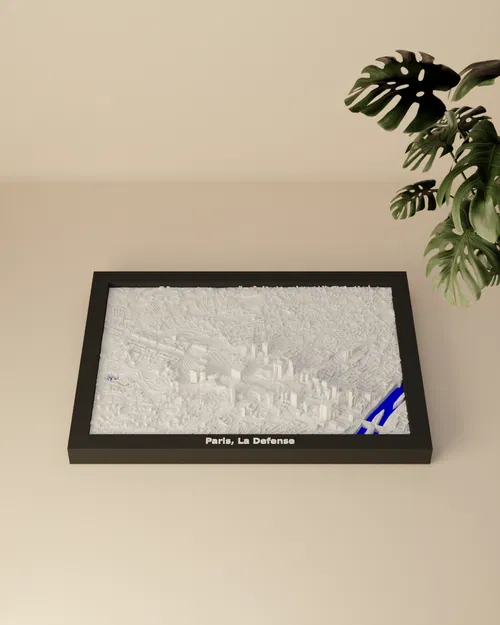 Paris, La Defense, France - 3D Miniature - Image 2
