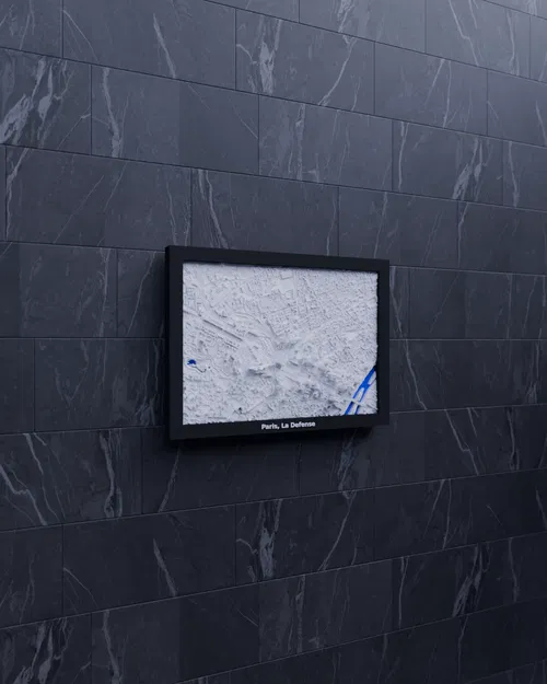 Paris, La Defense, France - 3D Miniature - Image 3