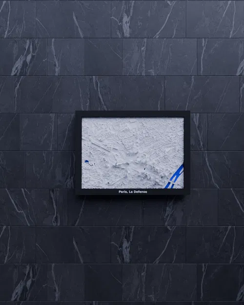 Paris, La Defense, France - 3D Miniature - Image 5