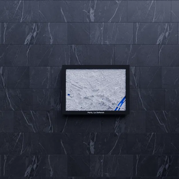 Paris, La Defense, France - 3D Miniature - Image 8