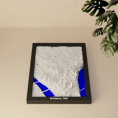 Brisbane, CBD, Australia - Mô hình thu nhỏ 3D