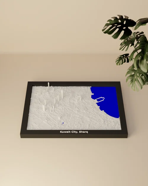 Kuwait City, Sharq, Kuwait - Mô hình 3D Miniature - Image 2