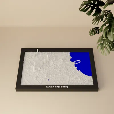 Kuwait City, Sharq, Kuwait - Mô hình 3D Miniature