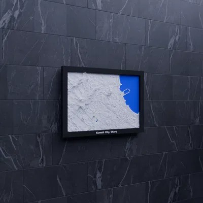 Kuwait City, Sharq, Kuwait - Mô hình 3D Miniature