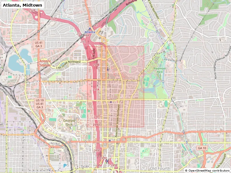 Atlanta, Midtown, Hoa Kỳ - Mô hình thu nhỏ 3D - Image 6