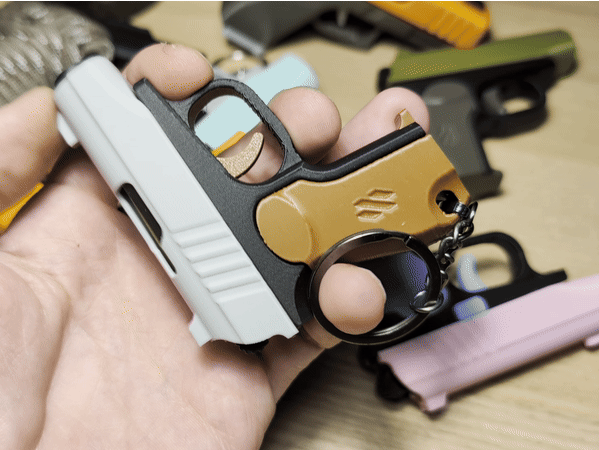 Móc khóa fidget Makarov PM – Đồ chơi trượt slide (Slide-Action) - Thumbnail 4