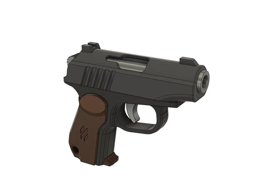 Móc khóa fidget Makarov PM – Đồ chơi trượt slide (Slide-Action) - Image 6