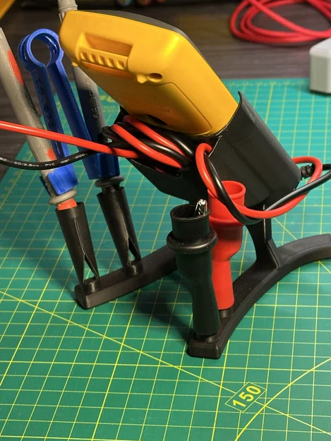 Kệ để đồng hồ Fluke 101 (bản cập nhật) có ngàm giữ que đo - Image 3