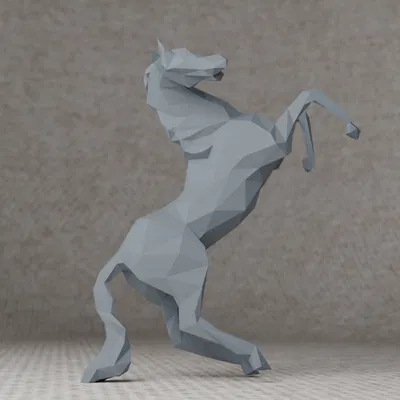 Ngựa Low Poly (Low poly Horse)
