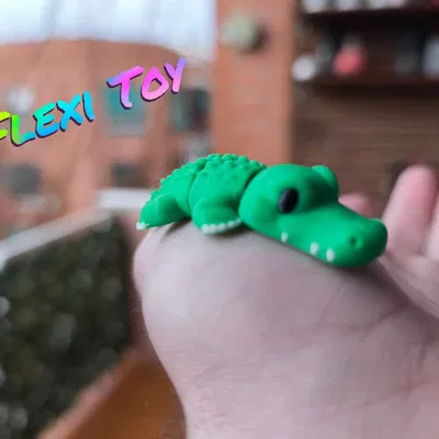Flexi Toy Alligator – Cá sấu flexi khớp nối siêu dễ in