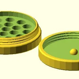 Hộp Đựng Pellet (Pellet Container) Nắp Vặn In 3D