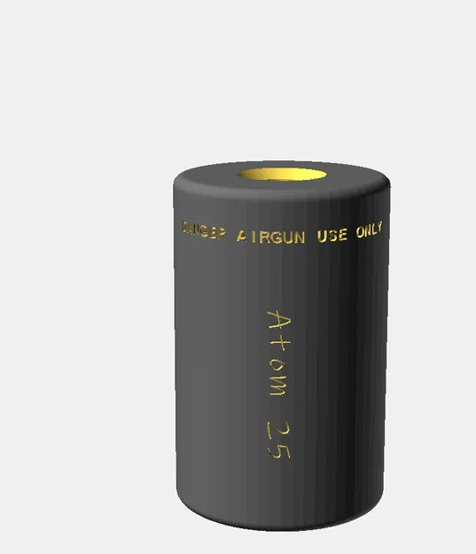 Atom Airgun Moderator 17, 22 & 25 Caliber (Bản in 3D) - Image 3