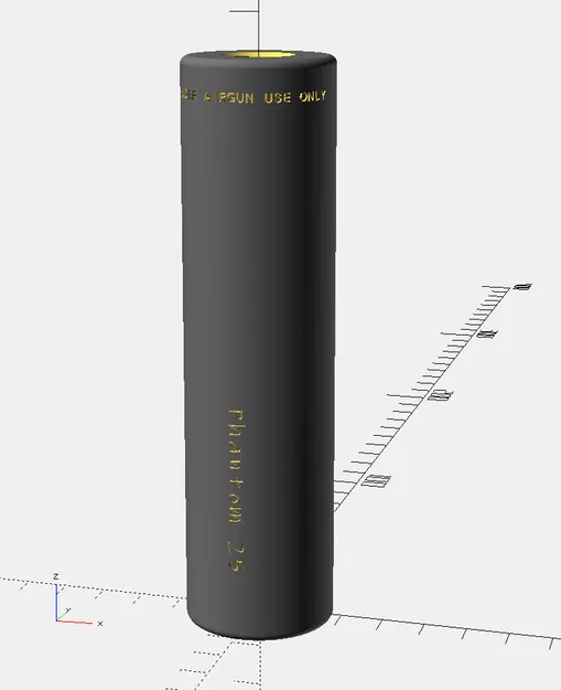 Phantom 177, 22 và 25 Caliber Airgun Moderator - Image 1