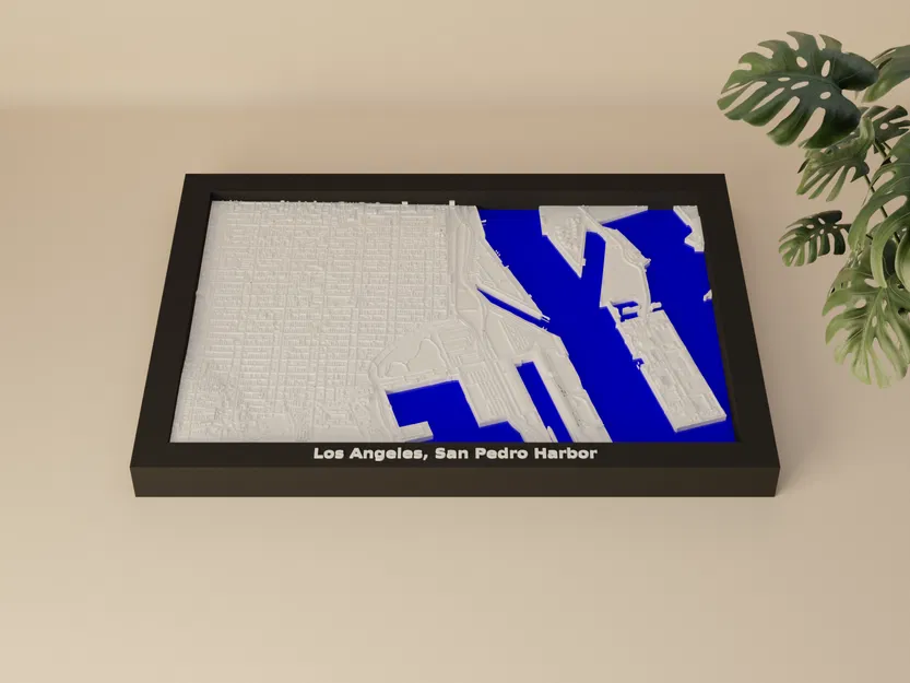 Los Angeles, San Pedro Harbor, Hoa Kỳ - Bản thu nhỏ 3D - Image 3