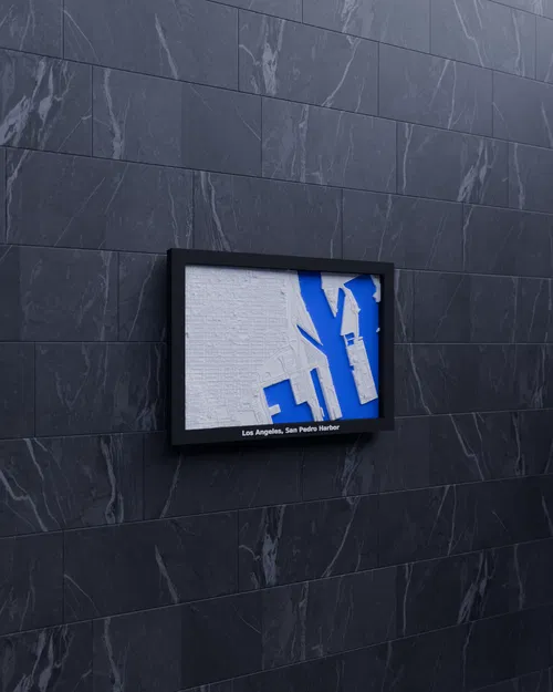 Los Angeles, San Pedro Harbor, Hoa Kỳ - Bản thu nhỏ 3D - Image 4