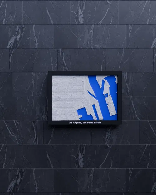 Los Angeles, San Pedro Harbor, Hoa Kỳ - Bản thu nhỏ 3D - Image 5