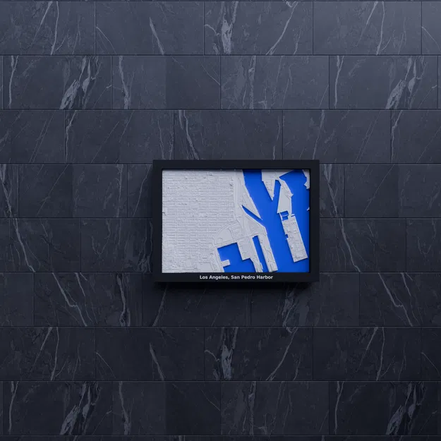 Los Angeles, San Pedro Harbor, Hoa Kỳ - Bản thu nhỏ 3D - Image 8