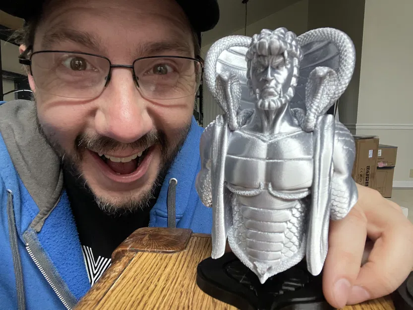 Serpentor từ GI Joe (mẫu in 3D) - Image 2