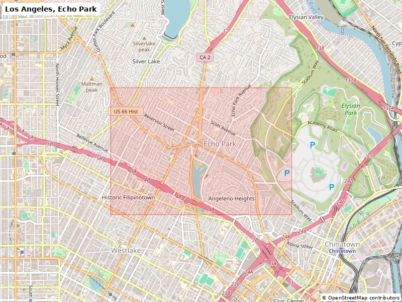 Mô hình thu nhỏ 3D Los Angeles, Echo Park, Hoa Kỳ - Image 6