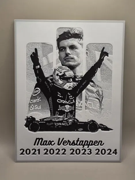 Max Verstappen - HueForge - Image 2