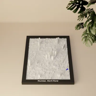 Mumbai, Worli-Parel, India - 3D Miniature