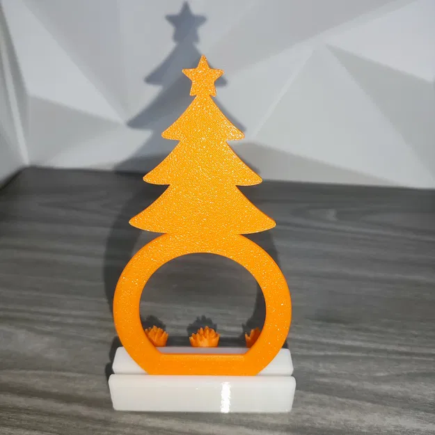 Set 3 vòng giữ khăn ăn Noel (Tuần lộc, Quà tặng & Cây thông) - Image 3