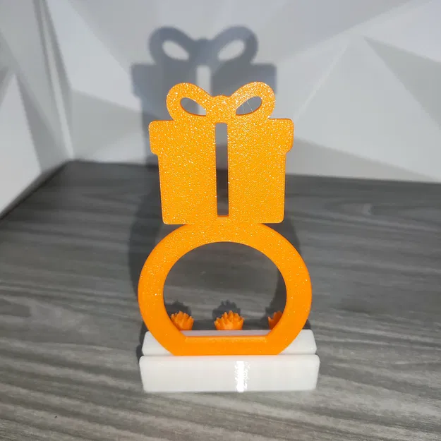 Set 3 vòng giữ khăn ăn Noel (Tuần lộc, Quà tặng & Cây thông) - Image 4