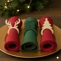 Set 3 vòng giữ khăn ăn Noel (Tuần lộc, Quà tặng & Cây thông) - Thumbnail 6