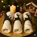 Vòng Giữ Khăn Ăn Giáng Sinh 3D – Santa Sleigh Napkin Rings - Thumbnail 7