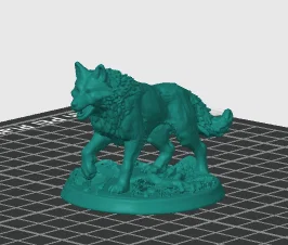 Mô hình Wolf DnD miniature - Image 1