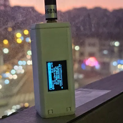 Case compact pin 18650 cho Heltec V4 (Heltec Lora32 V4)