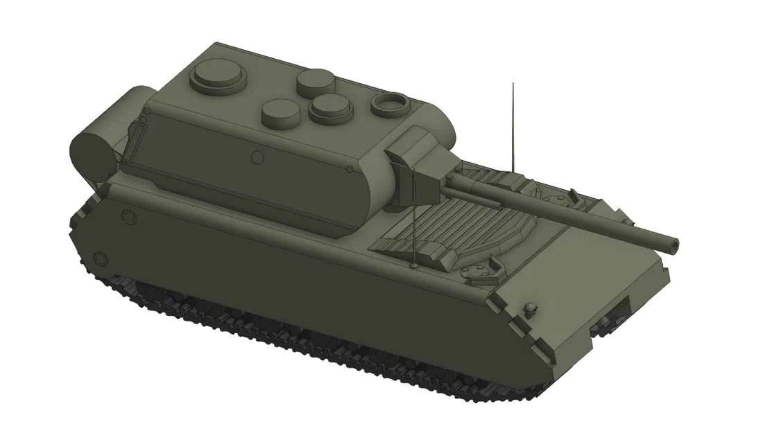 Xe tăng Đức Panzer VIII Maus (Panzer VIII Maus Germany Tank) - Image 2