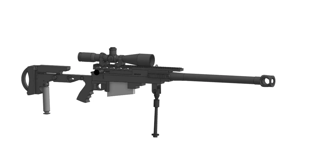 Móc khóa súng bắn tỉa HECATE II (HECATE II Sniper KEYCHAIN) - Image 1