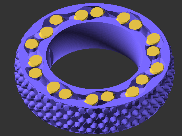 Vòng fidget gear ring bánh răng hành tinh 1 răng (single-tooth planets) - Image 2