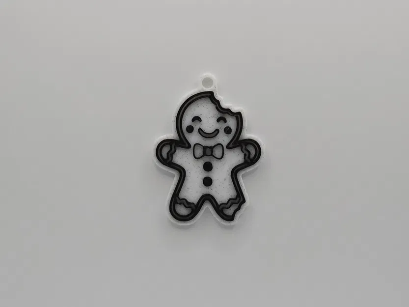 Móc khóa Người Bánh Gừng Bị Cắn (The Bitten Gingerbread Man Keychain) - Image 1