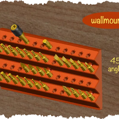 Giá treo tường giữ đầu HEX-bit (wall mounted)