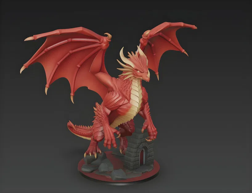 Rồng D&D Hủy Diệt Ngôi Làng (Village Destroyer D&D Dragon) - Image 2