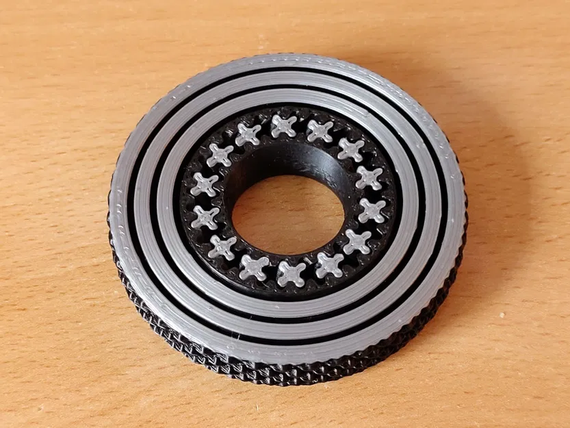 Gyro Gear Fidget – Vòng bánh răng hành tinh + gimbal print-in-place - Image 2