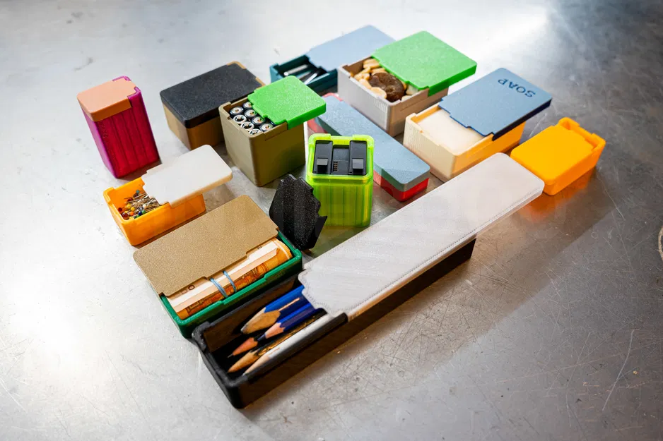 Hộp lưu trữ nắp trượt (mọi kích cỡ, parametric - FreeCAD 1.0.0) - Image 2