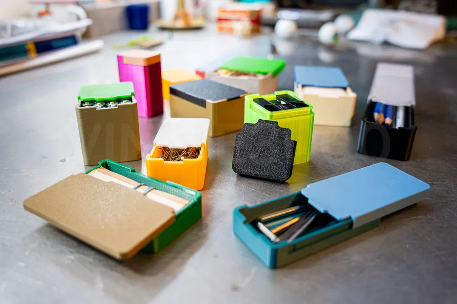 Hộp lưu trữ nắp trượt (mọi kích cỡ, parametric - FreeCAD 1.0.0) - Image 3