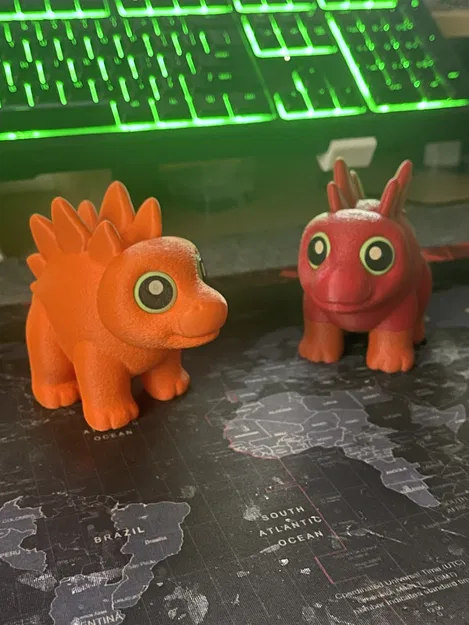 Stegosaurus Nhỏ Xinh – STEGGIE (cartoon, noAMS) - Image 3