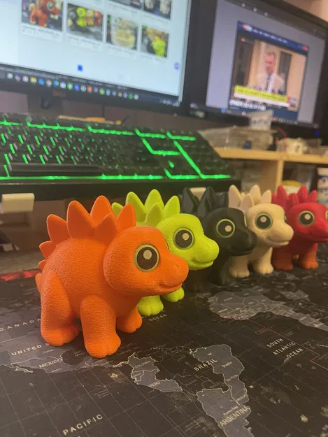 Stegosaurus Nhỏ Xinh – STEGGIE (cartoon, noAMS) - Image 5