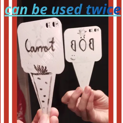 Bảng ghi tên cây (a board for naming plants)