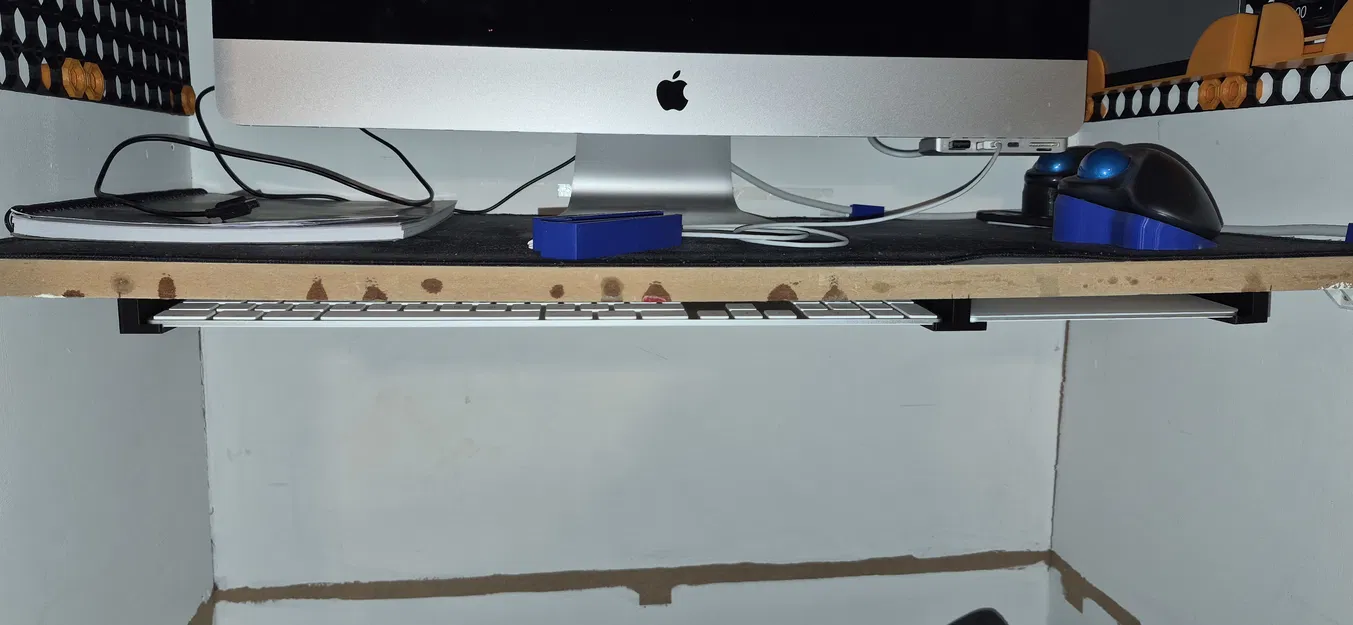 Giá đỡ gắn dưới bàn low profile cho Apple Magic Keyboard & Track Pad - Image 3