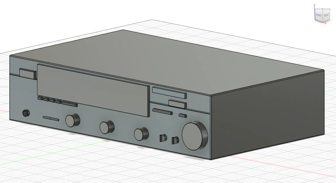 Yamaha Cnma DSP Dolby Sorround Pro Logic Reciever (mô hình 3D in được) - Image 1