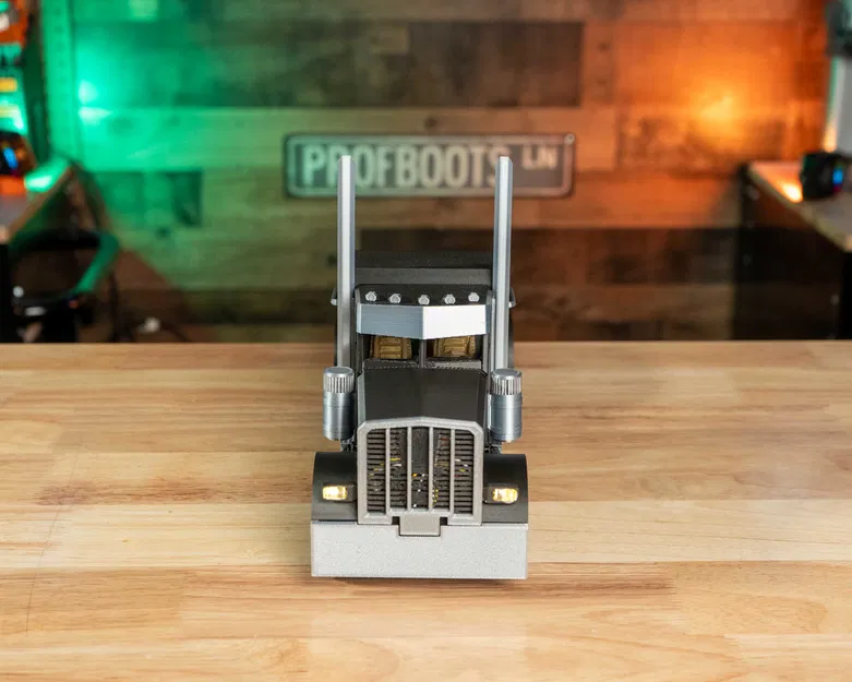 DIY RC SemiTruck – Mẫu Semitruck RC in 3D với móc trailer tự động - Image 4