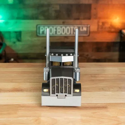 DIY RC SemiTruck – Mẫu Semitruck RC in 3D với móc trailer tự động