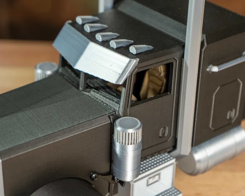 DIY RC SemiTruck – Mẫu Semitruck RC in 3D với móc trailer tự động - Image 7