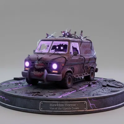 Hawkins horror pizza derby Van